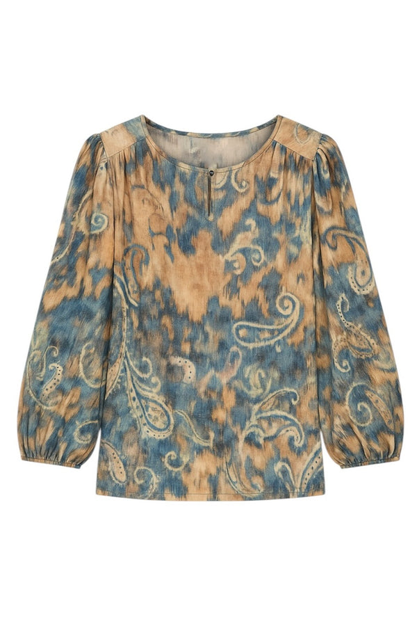 2 Biz Amina Bluse Blå