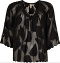 Ofelia Beate Bluse Sort