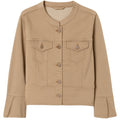 2 Biz Birk Jakke Driftwood Brun