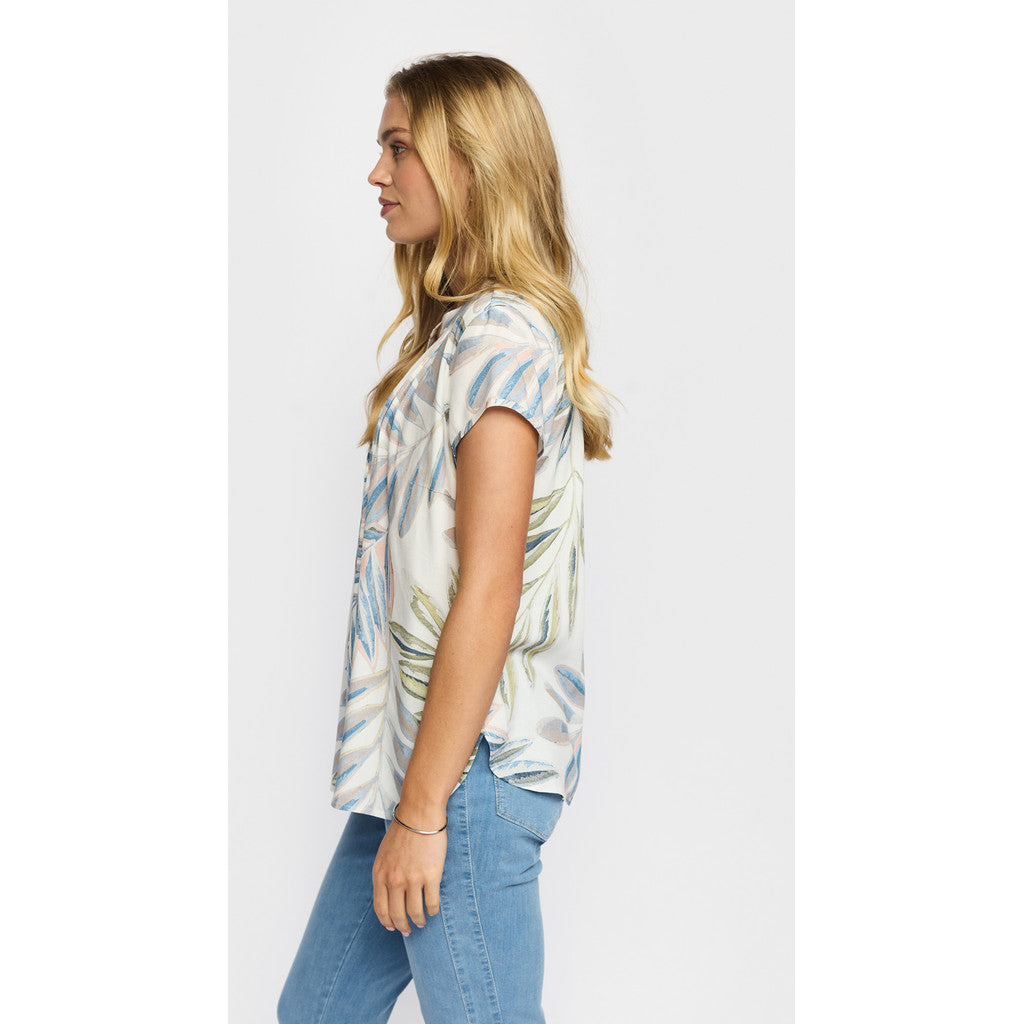 2 Biz Bloome Bluse Leaf