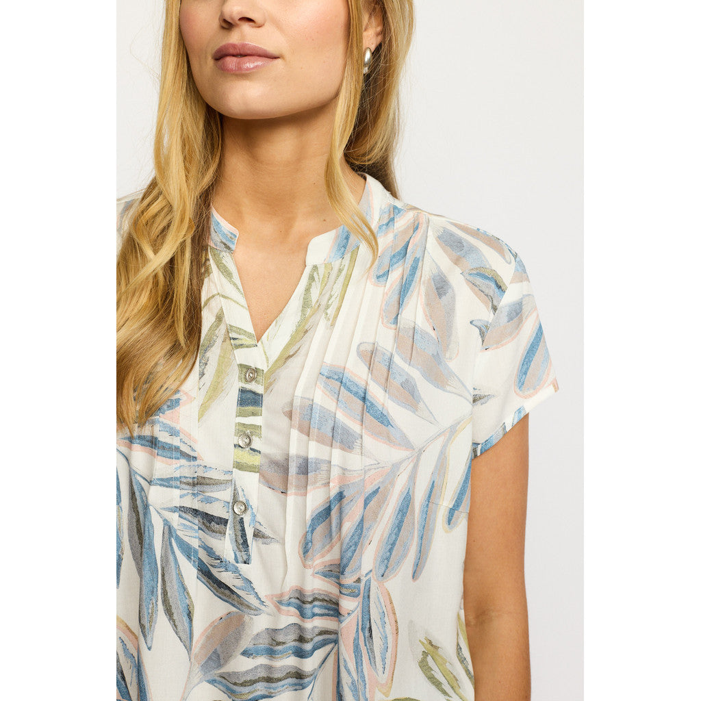2 Biz Bloome Bluse Leaf