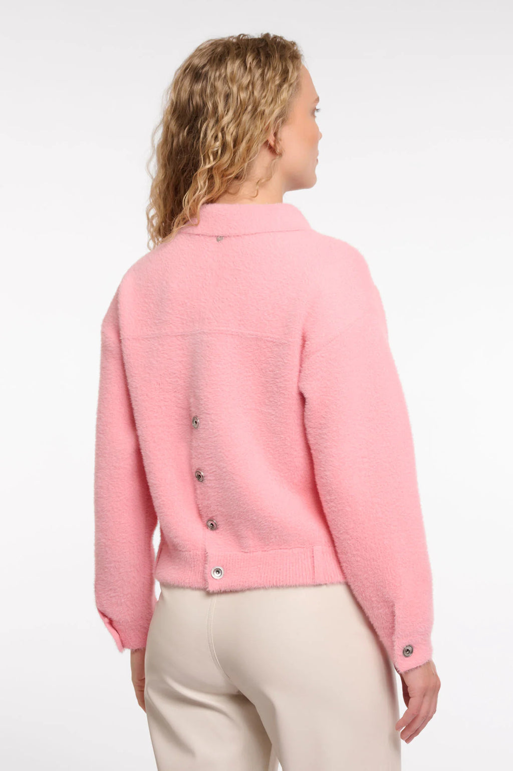 RINO & PELLE Bubbly Jakke Boxy Cotton Candy Lyserød