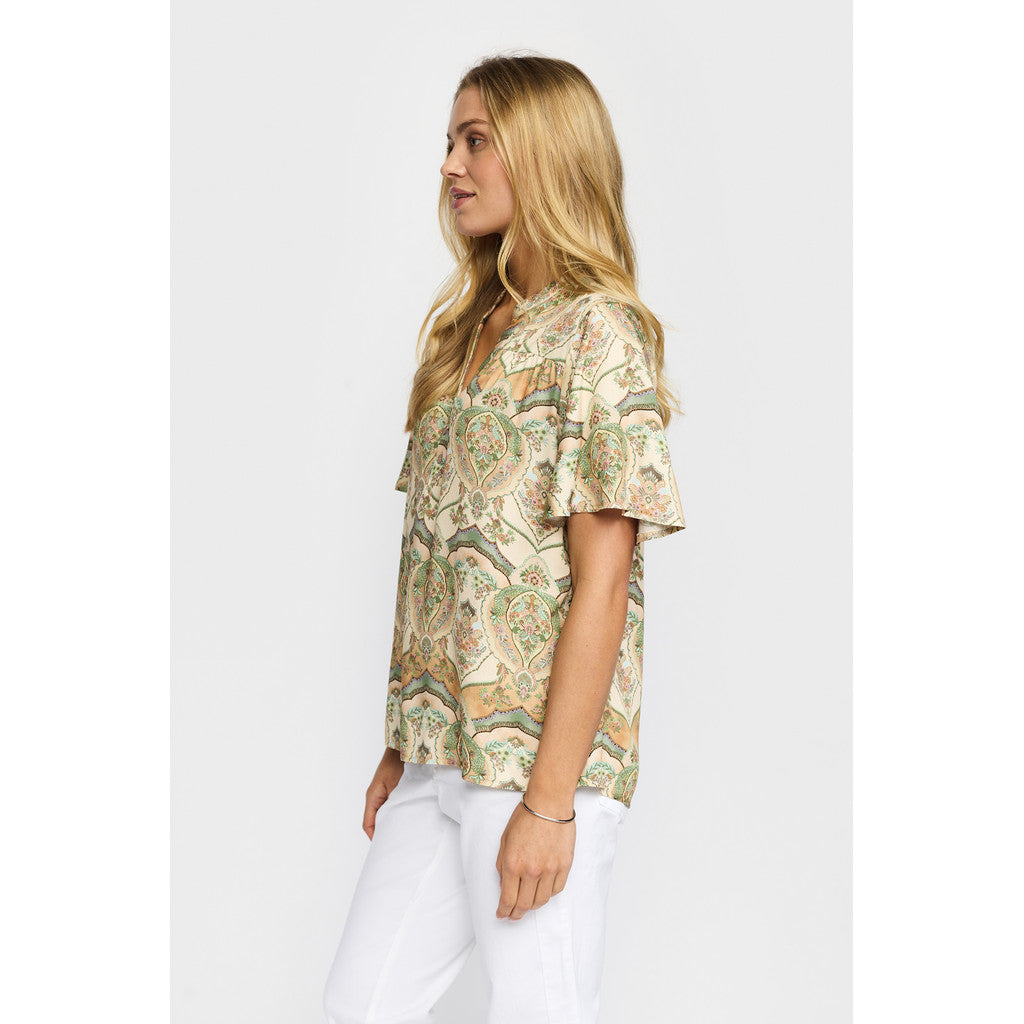 2 Biz Cada Bluse Multi Grøn