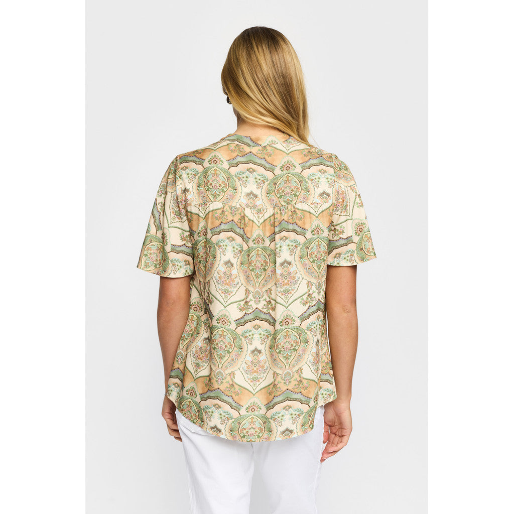 2 Biz Cada Bluse Multi Grøn