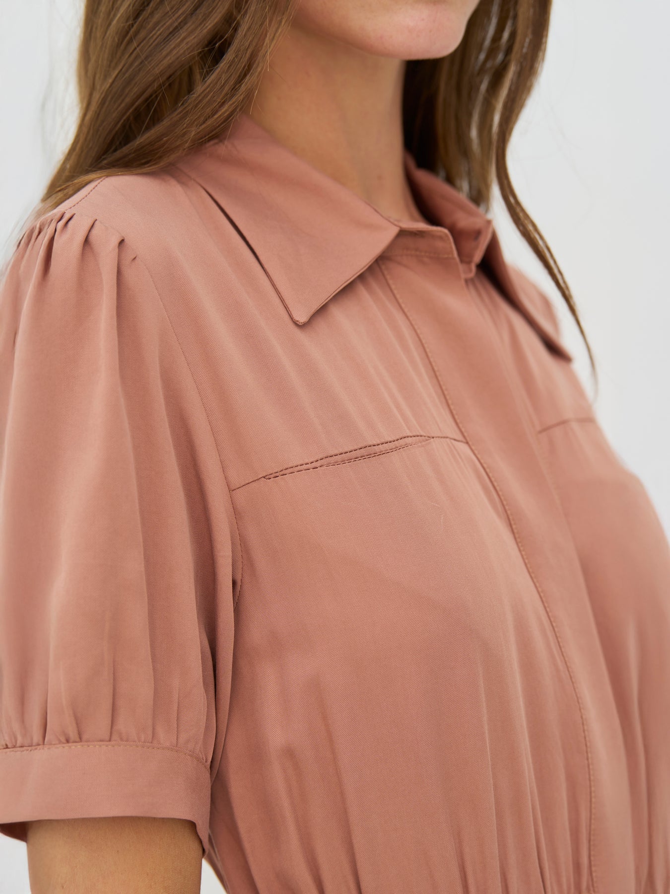 Nü Denmark Cambria Kjole Marsala Rosa