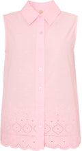 Ofelia Coco Skjorte Ærmeløs Lys Pink