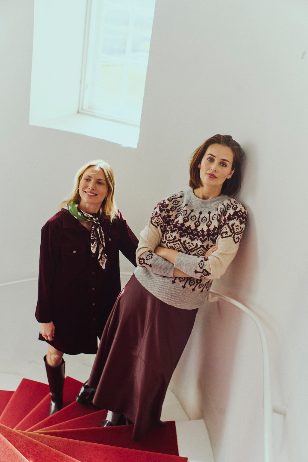 Freequent Cordy Kjole Port Royale Rød