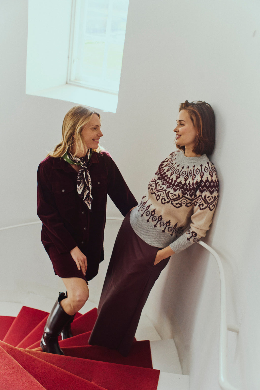 Freequent Cordy Kjole Port Royale Rød