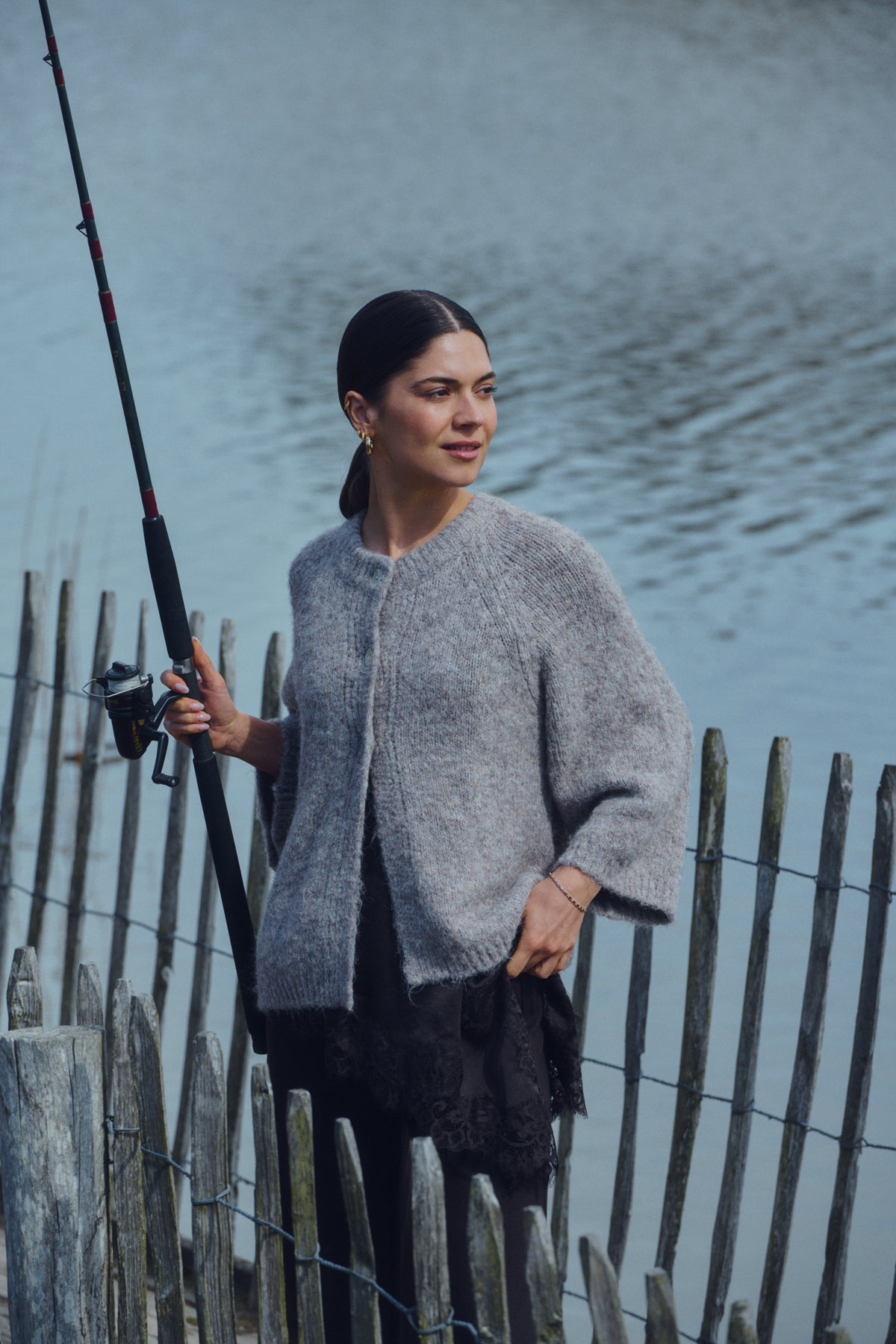 Freequent Grslulu Cardigan Desert Taupe