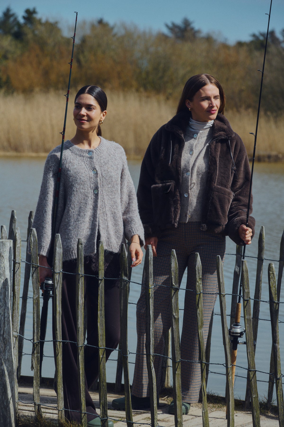 Freequent Grslulu Cardigan Desert Taupe