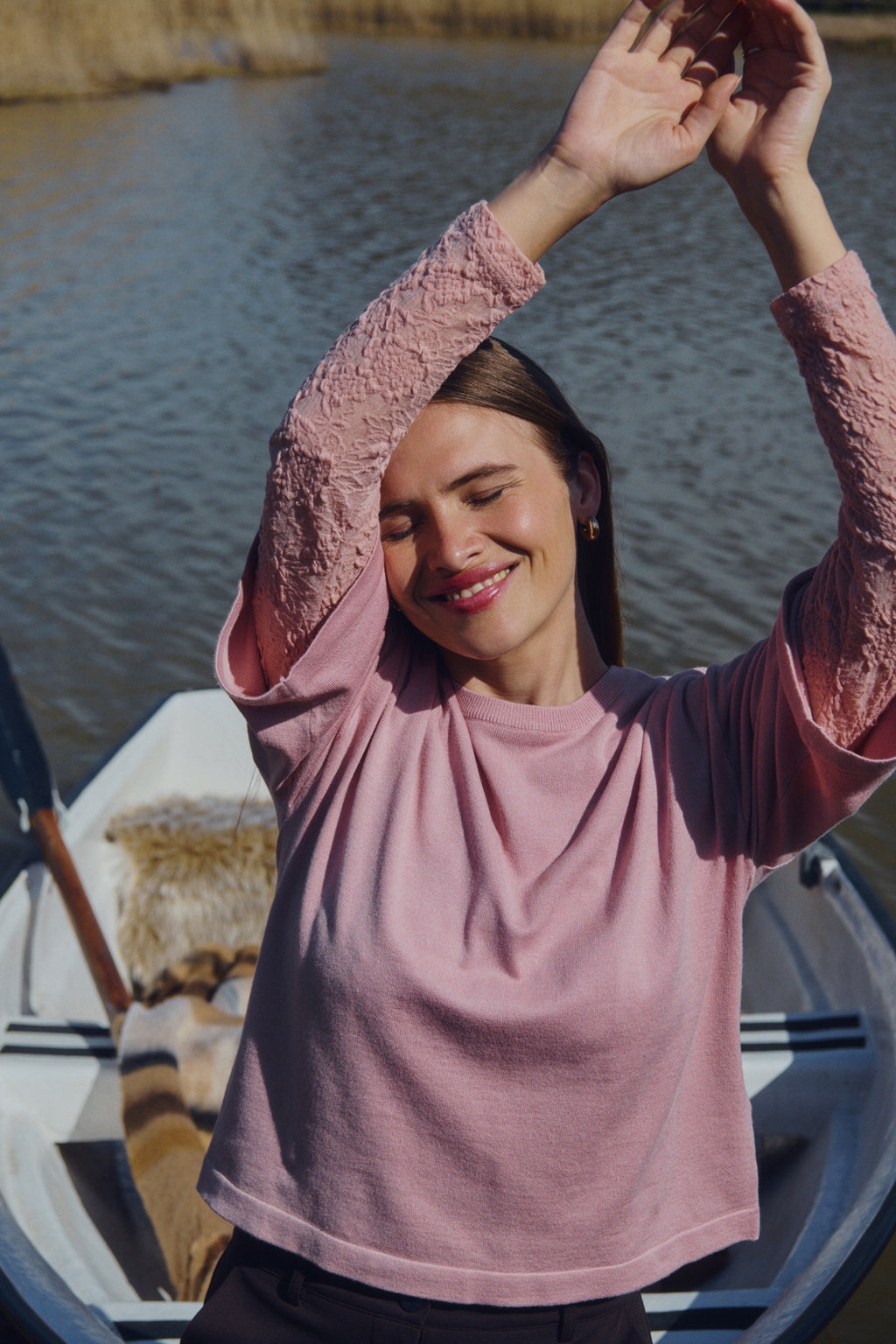Freequent Conny Pullover Pale Mauve Rosa