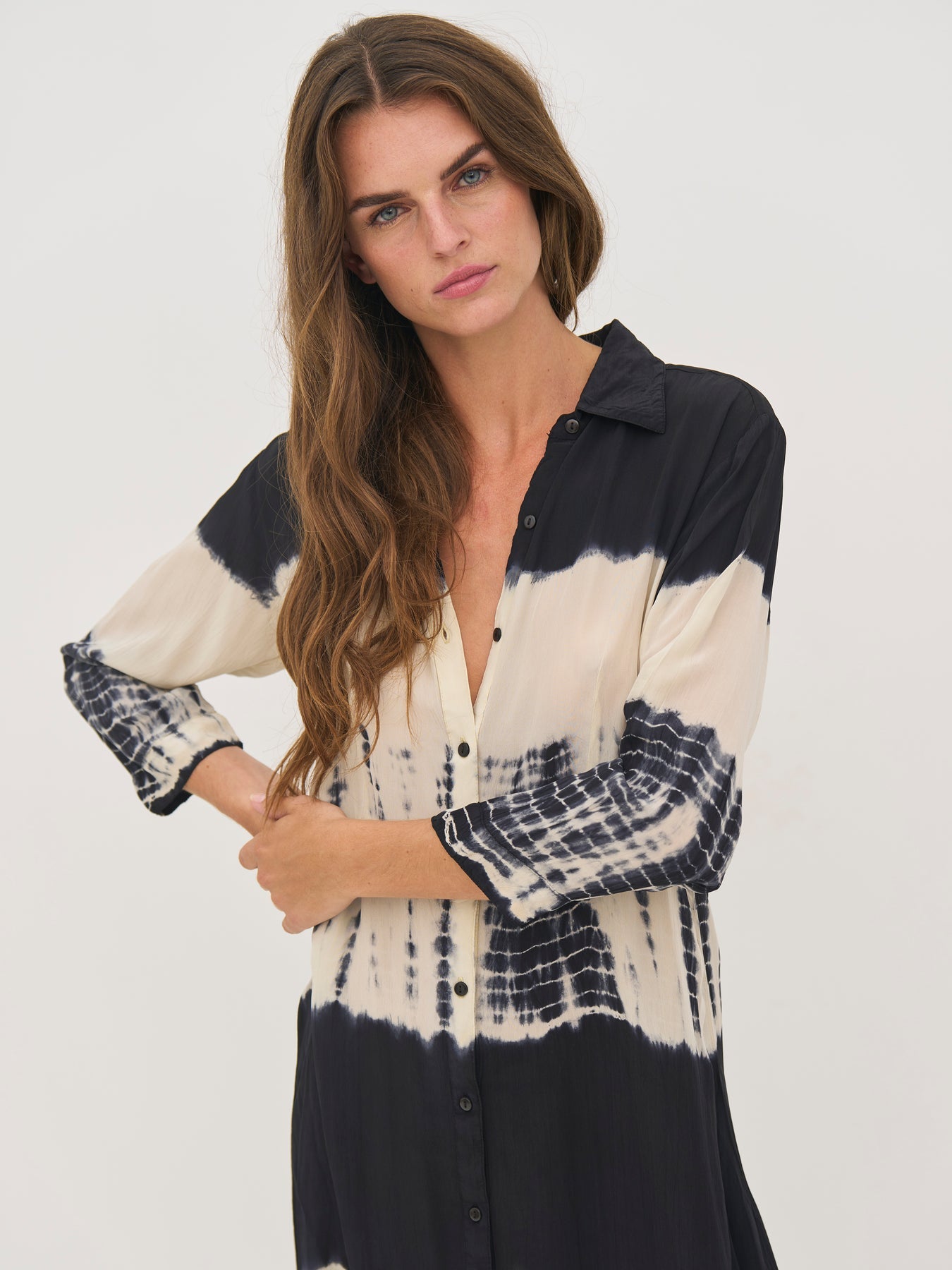 Nü Denmark Dana Kjole Sort Mix