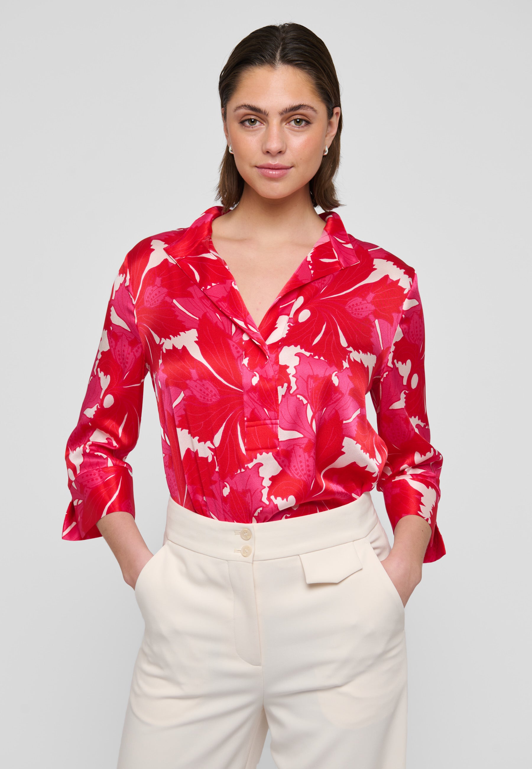 Dea Kudibal Danitta Bluse w Stand Hazel Berry Rød