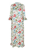 Dea Kudibal Rosanna Kjole w Ruffles Blomster Fleurette Leche Rød