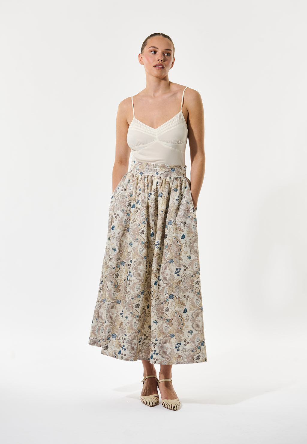 Dea Kudibal EDDA Nederdel w Waistband Petite Fleur