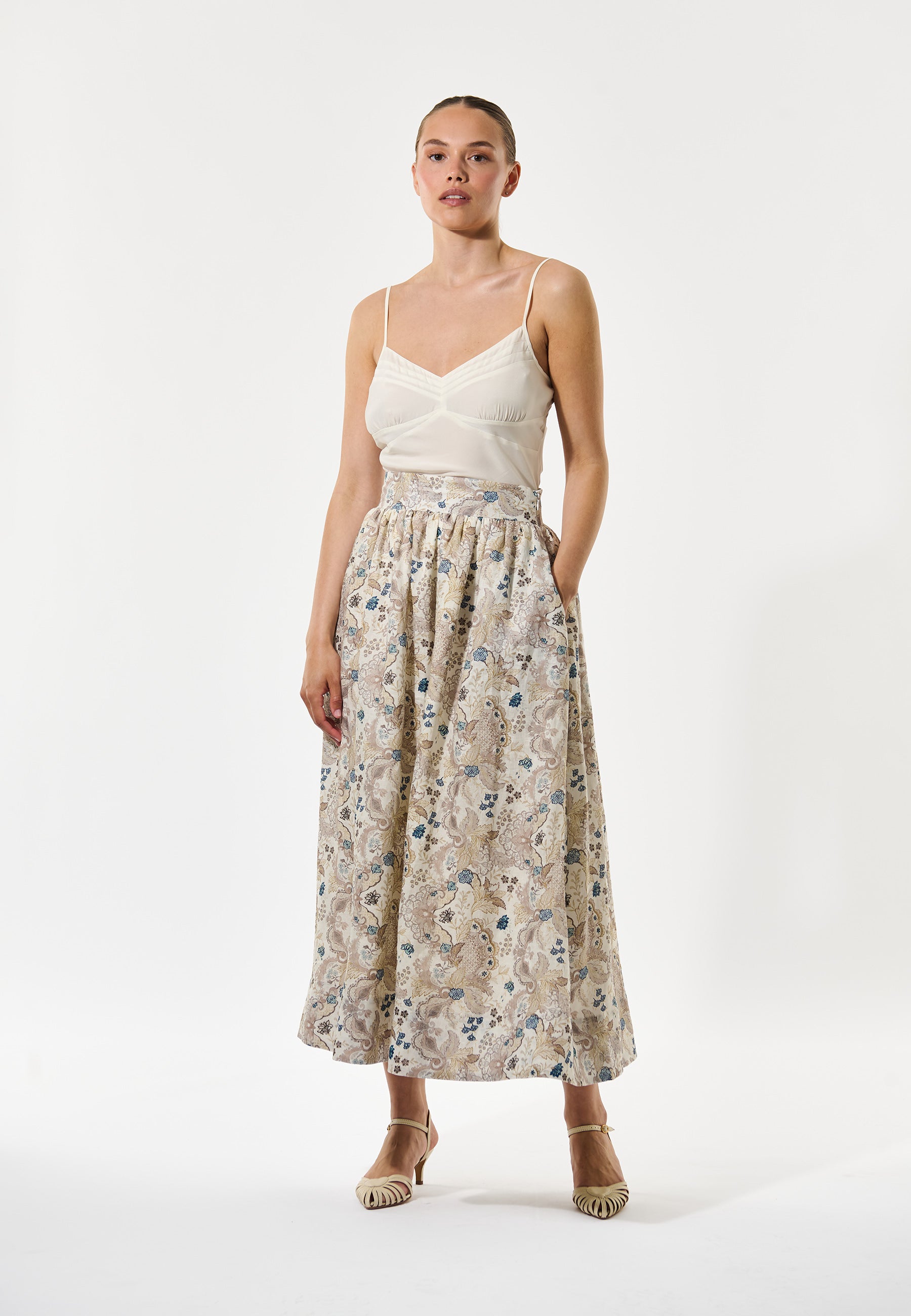 Dea Kudibal EDDA Nederdel w Waistband Petite Fleur