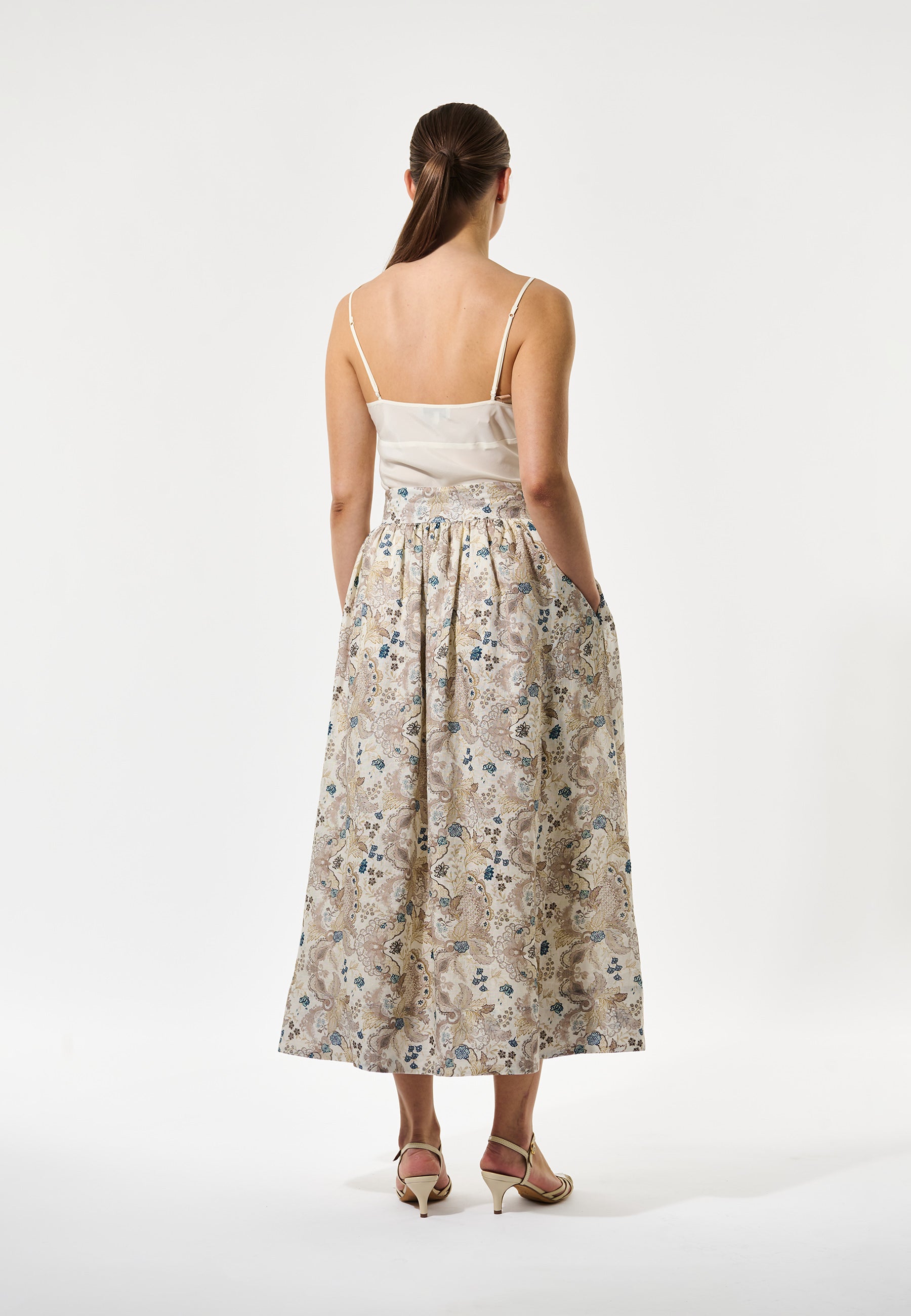 Dea Kudibal EDDA Nederdel w Waistband Petite Fleur