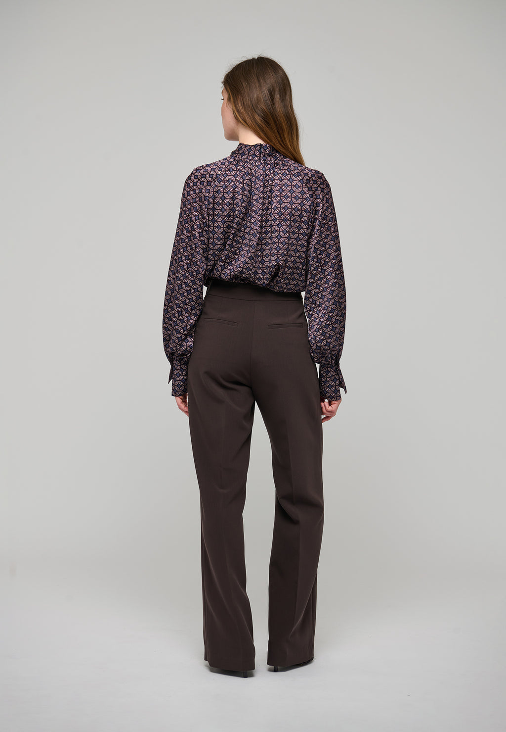 Dea Kudibal MADELAINE Bluse w Drape Detail Eclipse Moonlight Blå Lilla