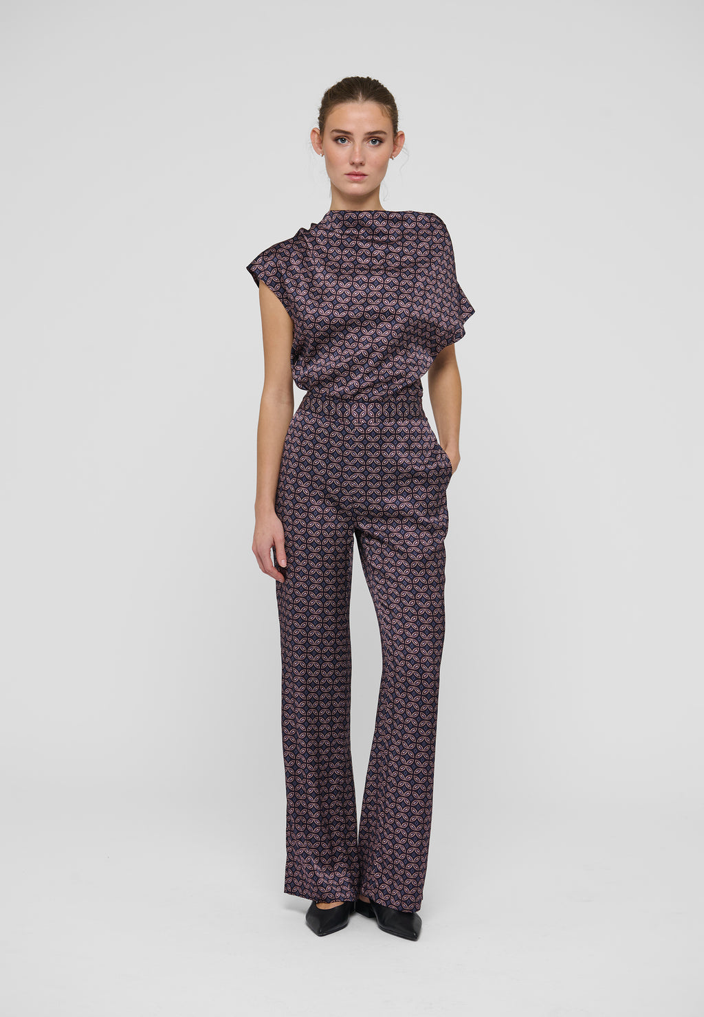 Dea Kudibal COCO Bukser Loose Fit Eclipse Moonlight Blå Lilla