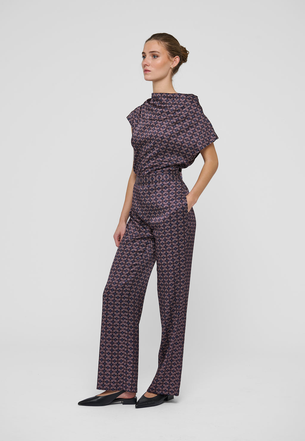Dea Kudibal COCO Bukser Loose Fit Eclipse Moonlight Blå Lilla