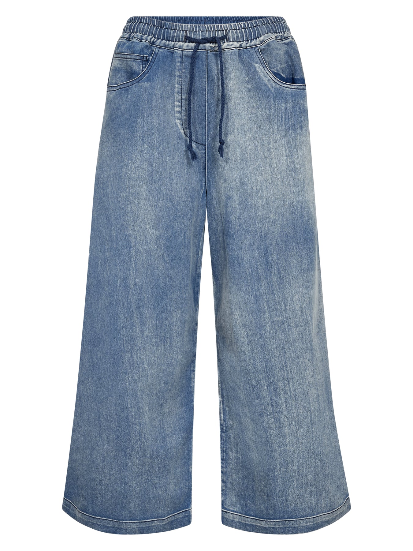 Nü Denmark Deima Culotte Bukser Denim Blå
