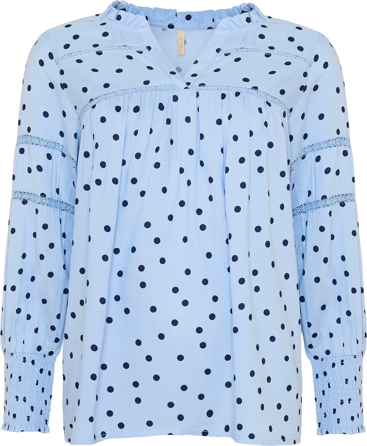 Ofelia Ditte Bluse Blå Kombi