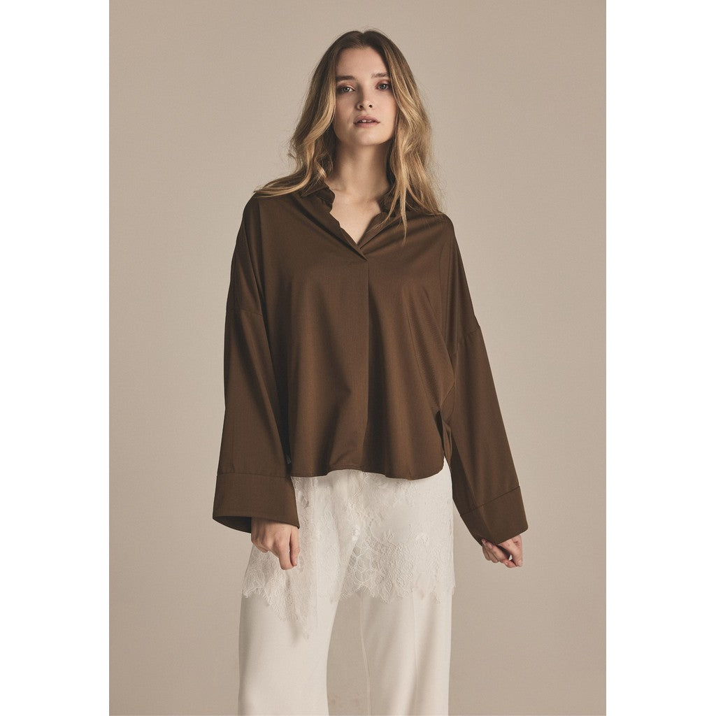 BTF CPH Amara Bluse Chocolate Brun