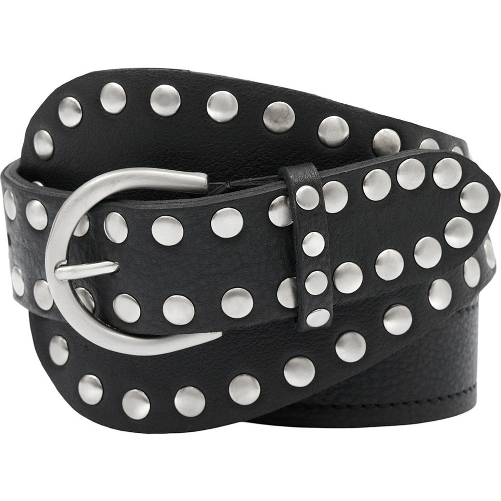 Tim & Simonsen Dunja Stud Bælte Sort Sølv