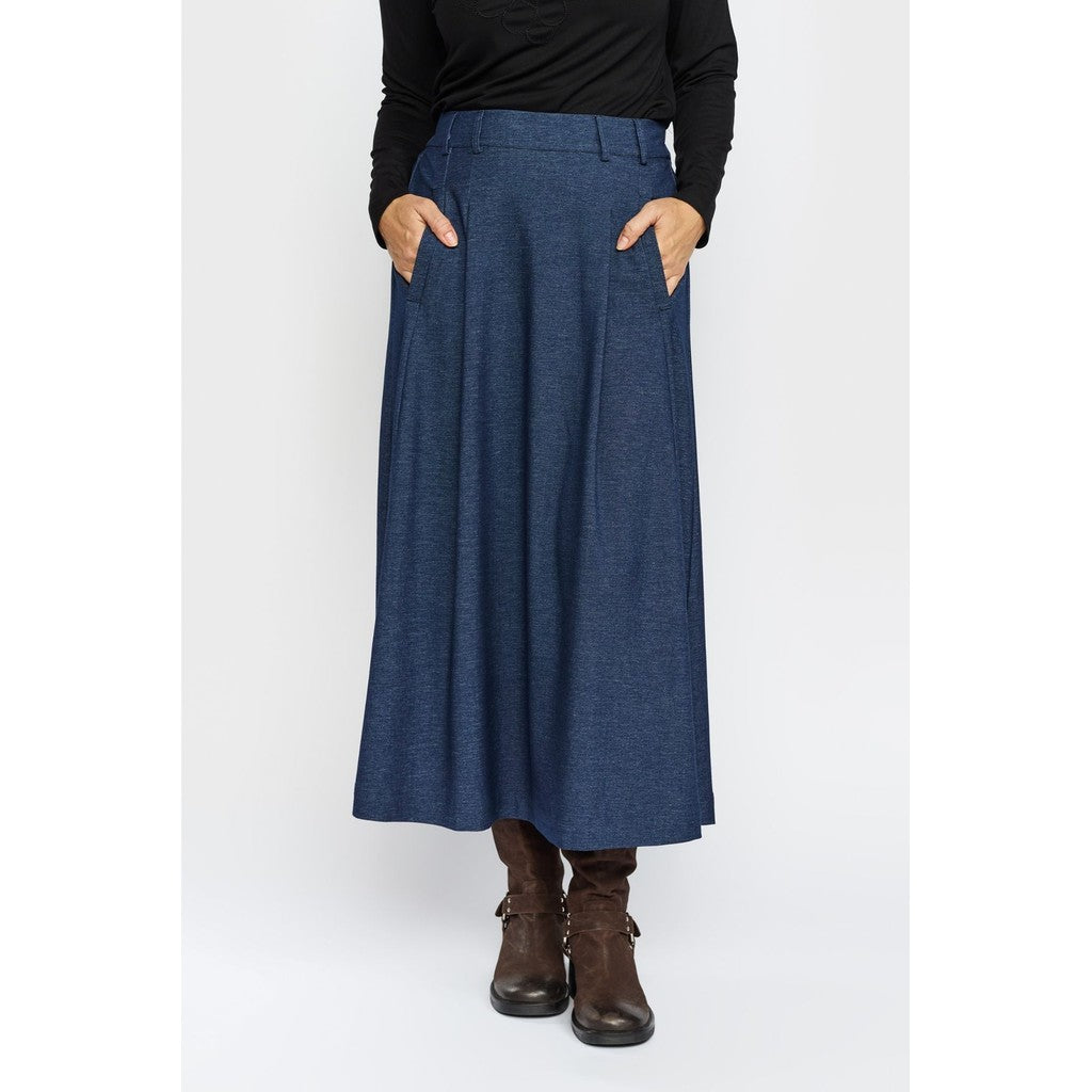 2 Biz Elina Nederdel Denim Blå