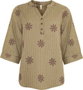 Ofelia Ella Bluse Army Grøn