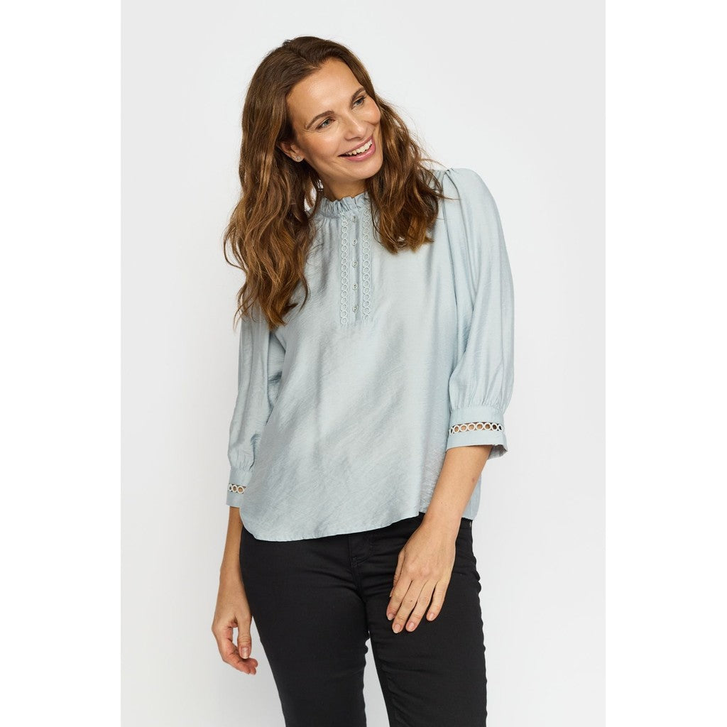 2 Biz Eloha Bluse Lys Blå