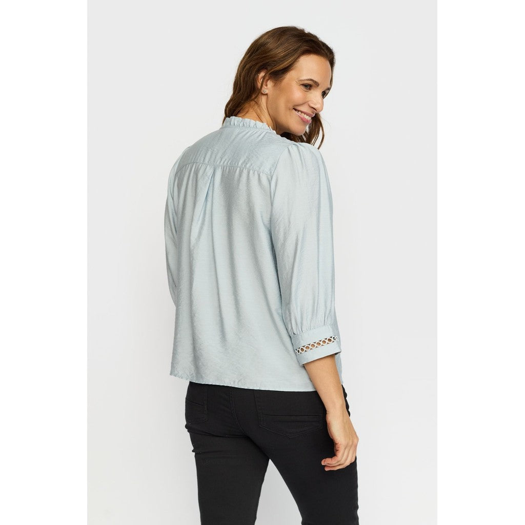 2 Biz Eloha Bluse Lys Blå