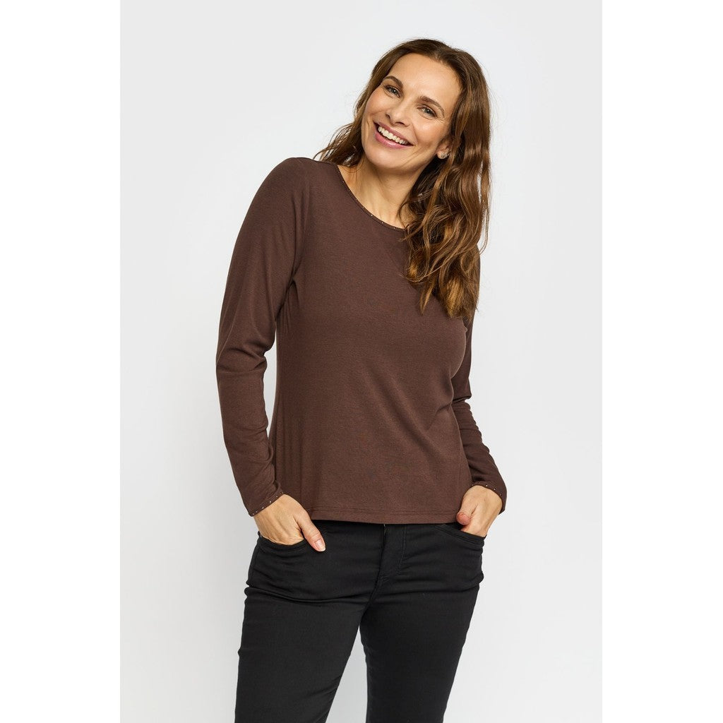 2 Biz Elvan T-shirt Chocolate Brun