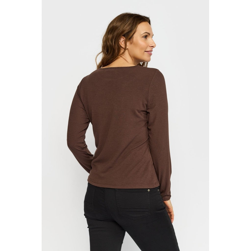 2 Biz Elvan T-shirt Chocolate Brun