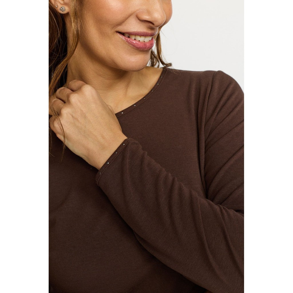2 Biz Elvan T-shirt Chocolate Brun
