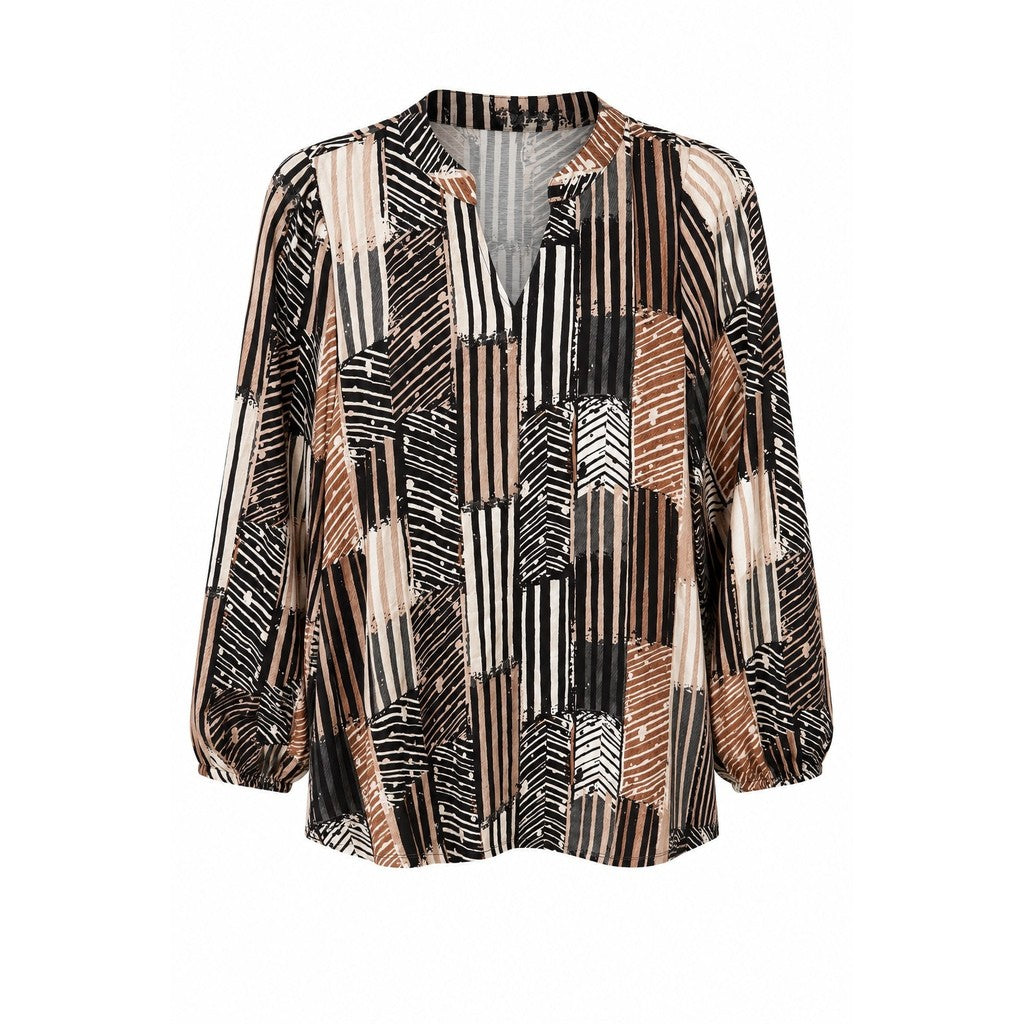 2 Biz Esmara Bluse Striber Sort