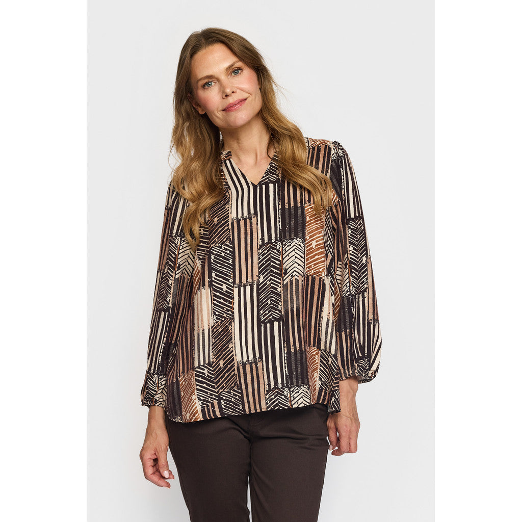 2 Biz Esmara Bluse Striber Sort