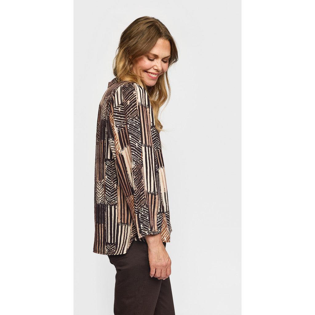 2 Biz Esmara Bluse Striber Sort