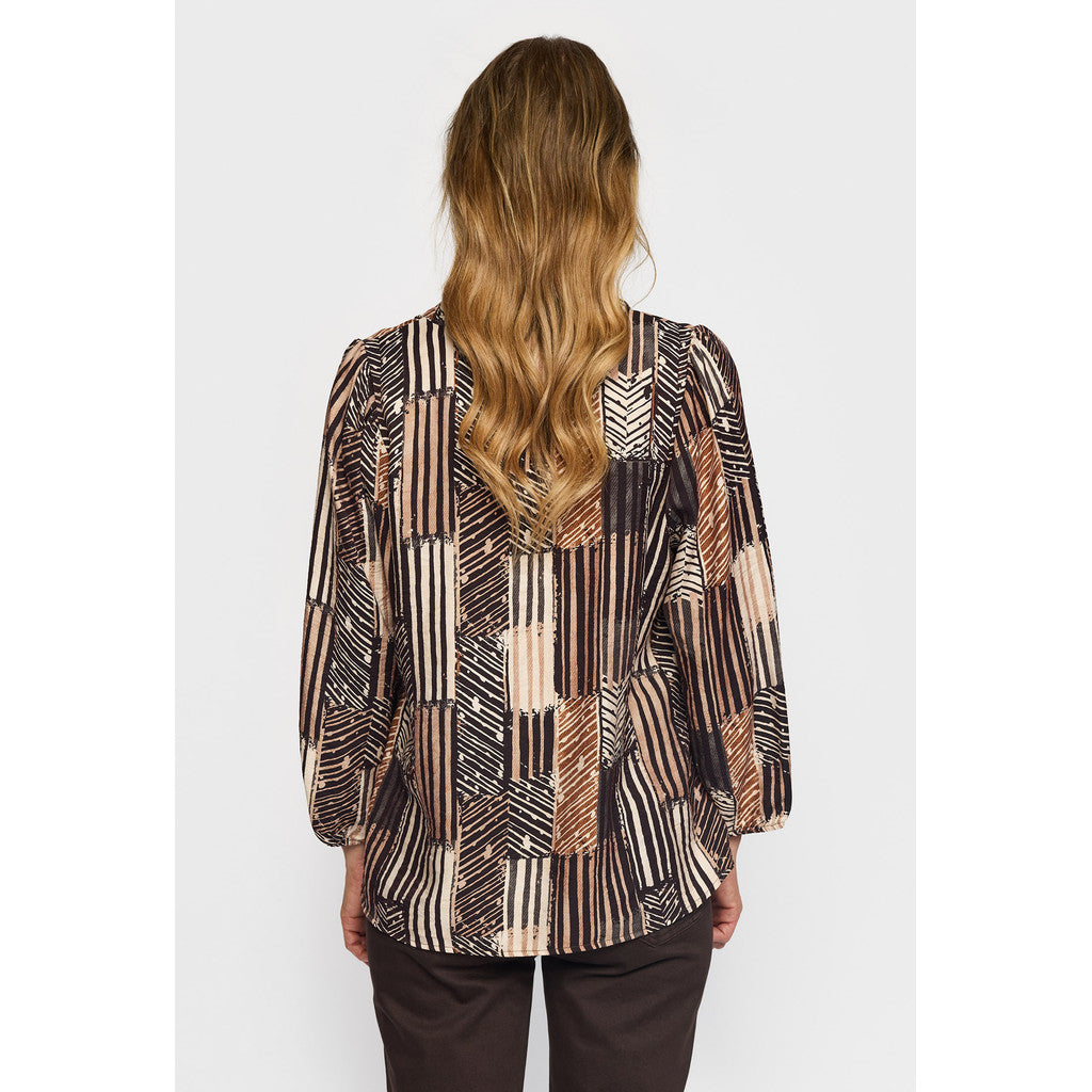 2 Biz Esmara Bluse Striber Sort