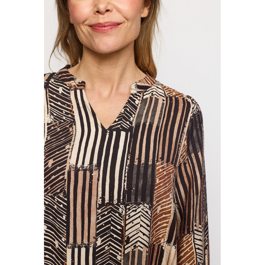 2 Biz Esmara Bluse Striber Sort