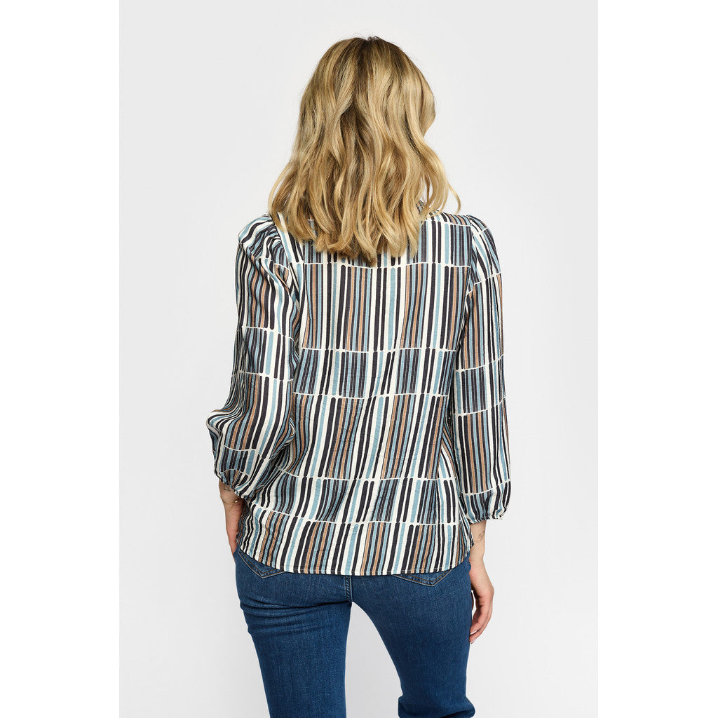 2 Biz ESMARA Bluse Striber Blå
