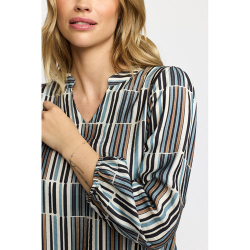 2 Biz ESMARA Bluse Striber Blå