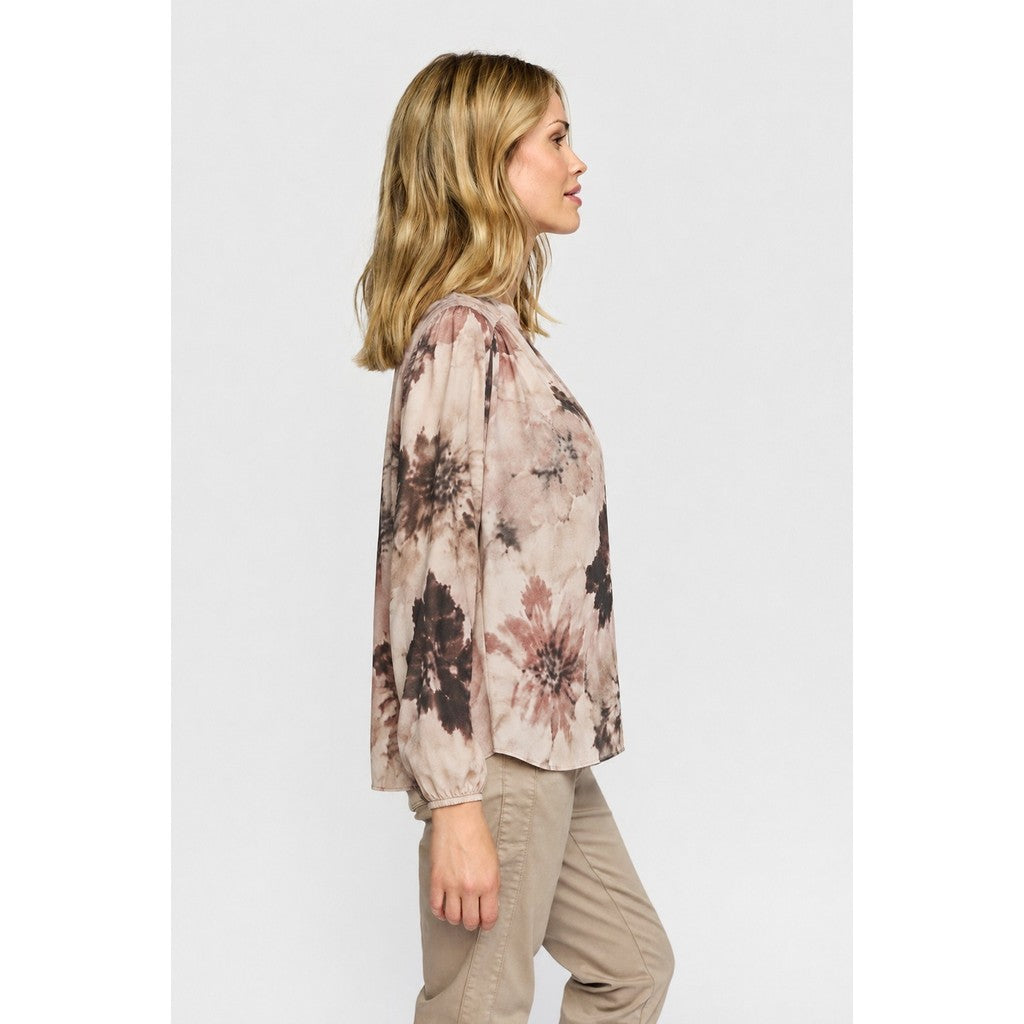 2 Biz Eve Bluse Brun Mix