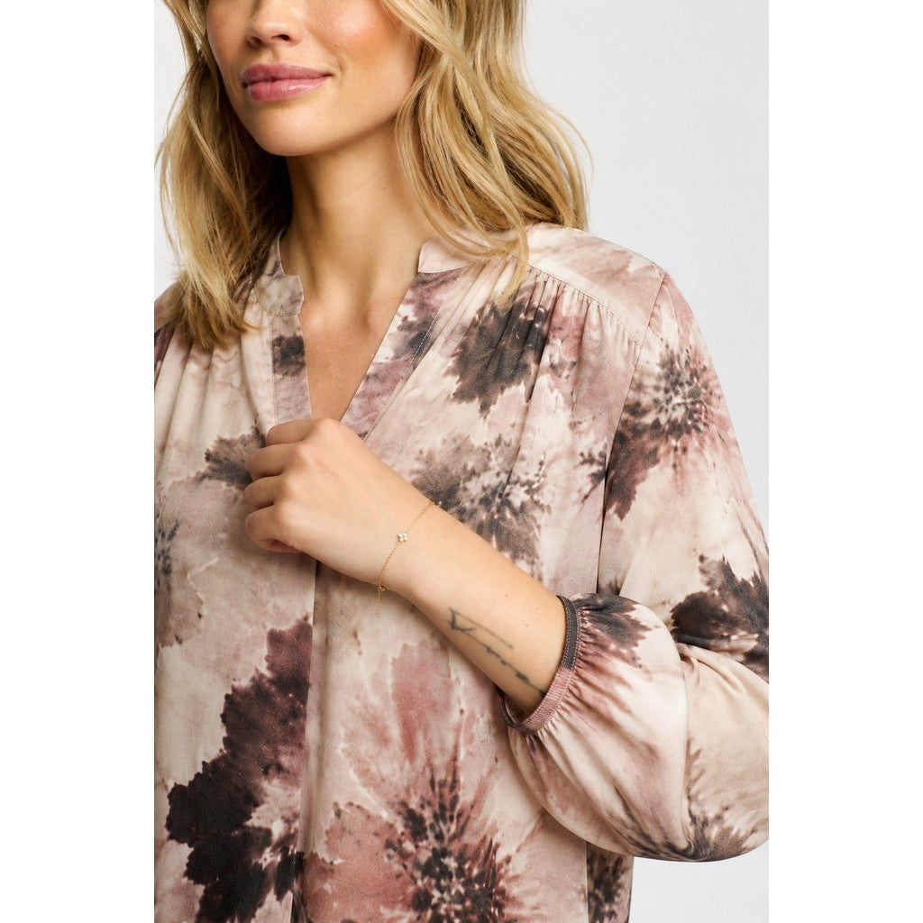 2 Biz Eve Bluse Brun Mix