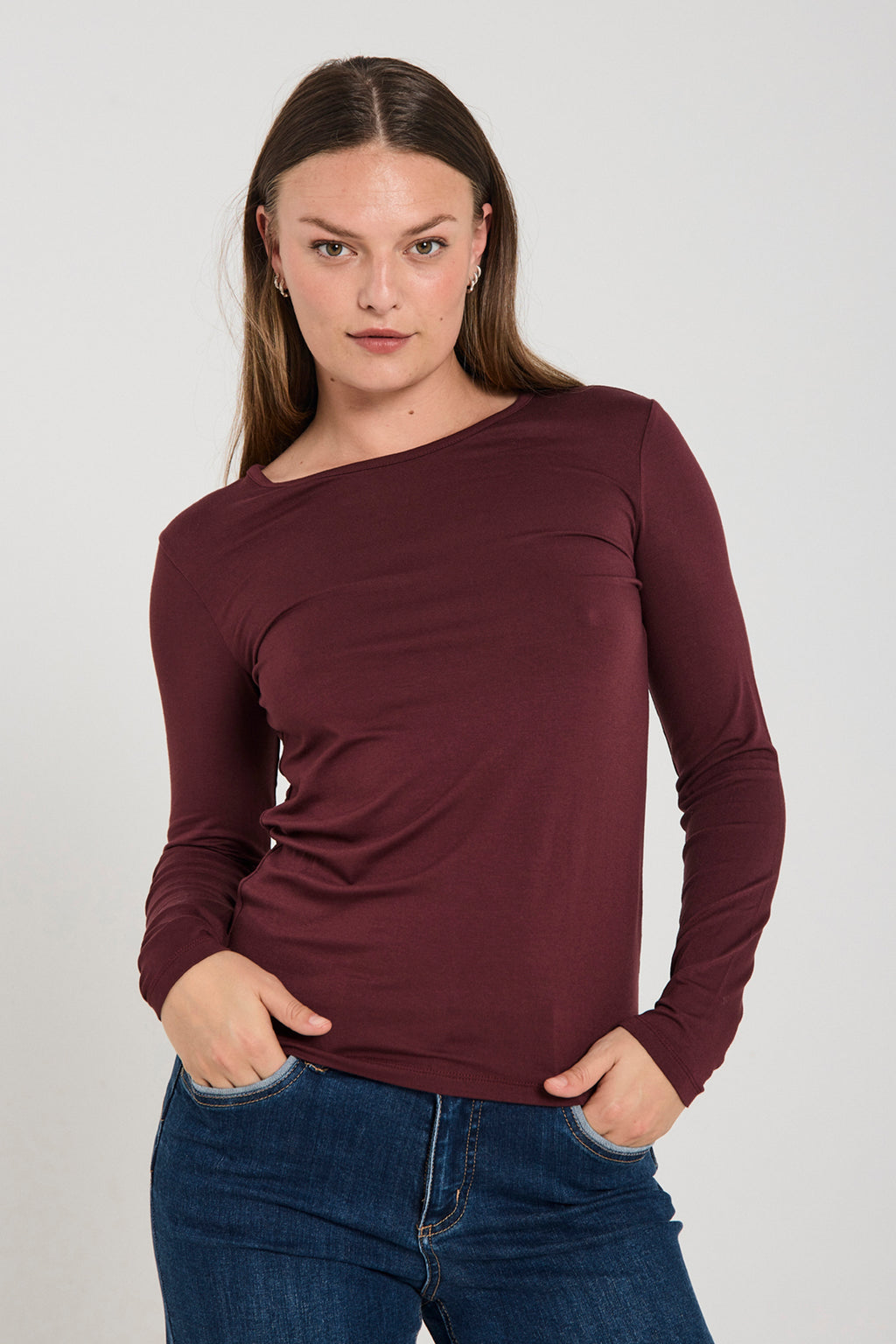 Freequent Liana T-shirt Port Royale Rød