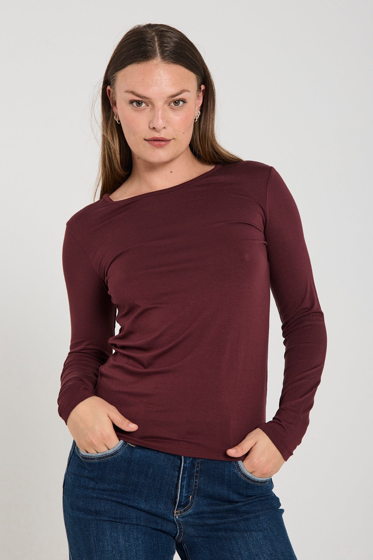Freequent Liana T-shirt Port Royale Rød