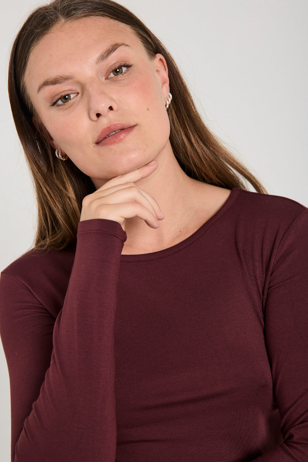 Freequent Liana T-shirt Port Royale Rød