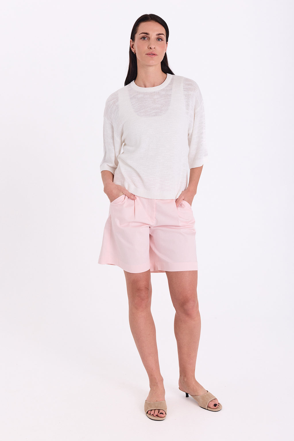 Freequent Vicki Pullover Brilliant Hvid