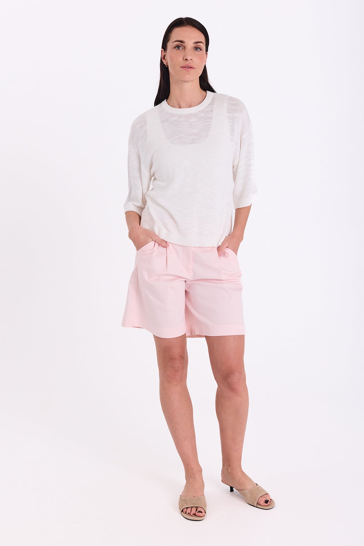 Freequent Vicki Pullover Brilliant Hvid