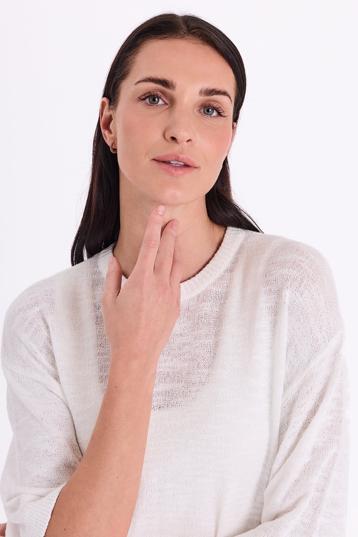Freequent Vicki Pullover Brilliant Hvid
